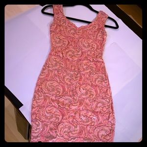 Baccio couture dress size 0 in pink
